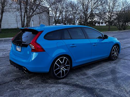 Blue 2016 Volvo V60 T6 Polestar