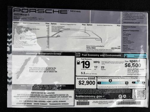 White 2023 Porsche Macan Macan S