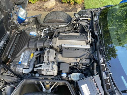 Blue 1992 Chevrolet Corvette Base