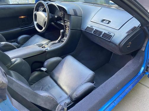 Blue 1992 Chevrolet Corvette Base
