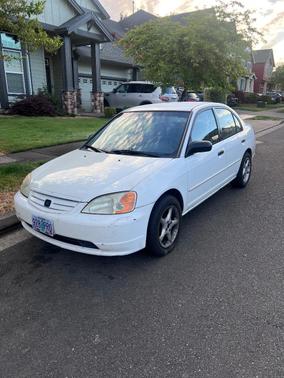 White 2001 Honda Civic LX