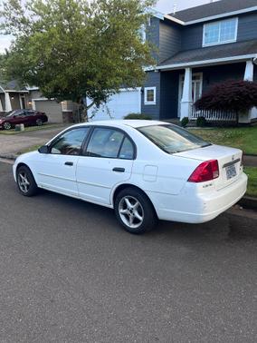 White 2001 Honda Civic LX
