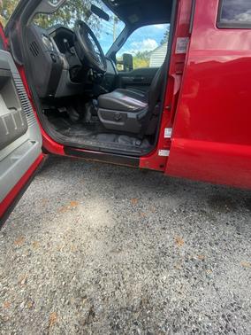 Red 2011 Ford F-350 XL
