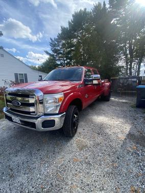Red 2011 Ford F-350 XL
