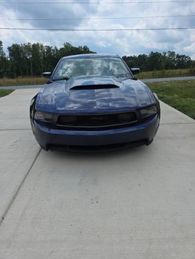 Blue 2010 Ford Mustang GT Premium