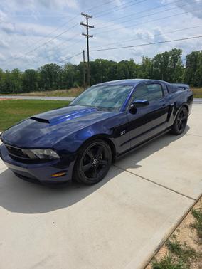 Blue 2010 Ford Mustang GT Premium