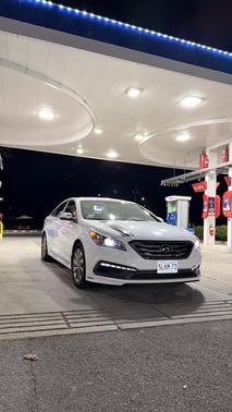 White 2016 Hyundai SONATA Sport