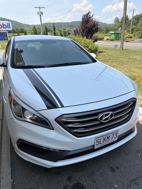 White 2016 Hyundai SONATA Sport