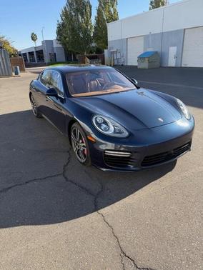 Blue 2014 Porsche Panamera Panamera Turbo Executive