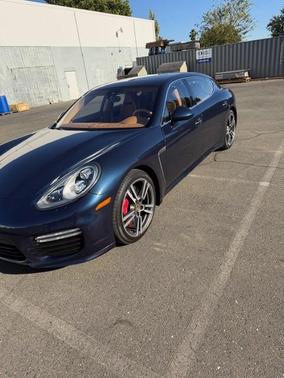 Blue 2014 Porsche Panamera Panamera Turbo Executive