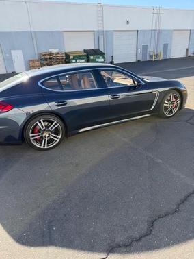 Blue 2014 Porsche Panamera Panamera Turbo Executive