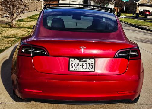 Red 2023 Tesla Model 3 Base