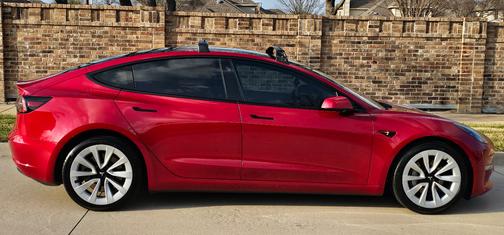 Red 2023 Tesla Model 3 Base