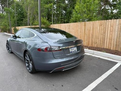 Gray 2014 Tesla Model S Performance