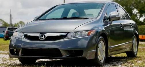 Gray 2009 Honda Civic Hybrid Base
