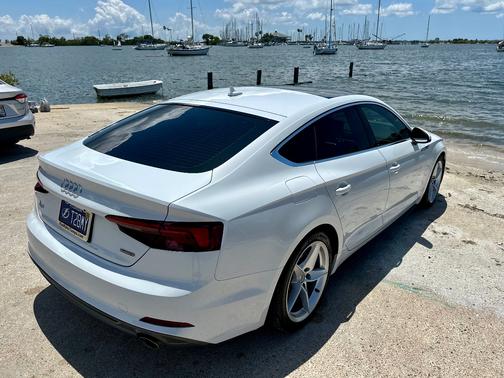 White 2019 Audi A5 Sportback 45 Premium