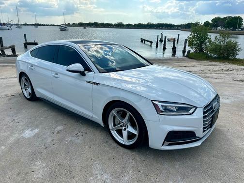 White 2019 Audi A5 Sportback 45 Premium