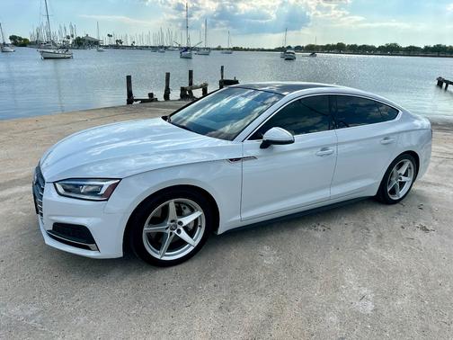 White 2019 Audi A5 Sportback 45 Premium