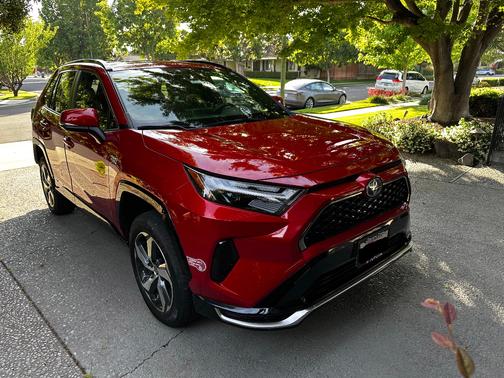 Red 2024 Toyota RAV4 Prime SE
