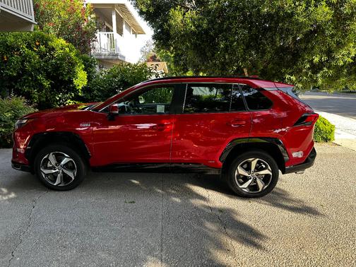 Red 2024 Toyota RAV4 Prime SE