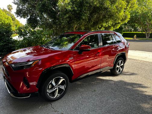 Red 2024 Toyota RAV4 Prime SE