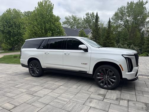 White 2025 Cadillac Escalade ESV V-Series