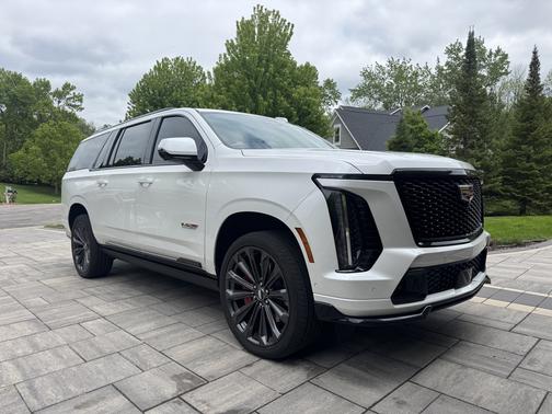 White 2025 Cadillac Escalade ESV V-Series