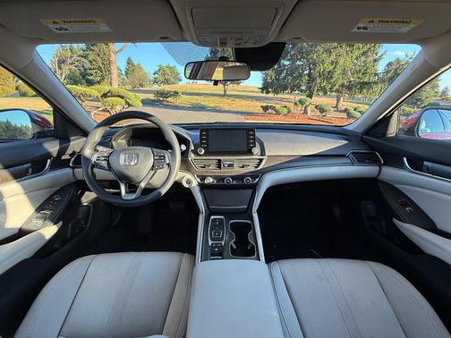Red 2021 Honda Accord Hybrid EX