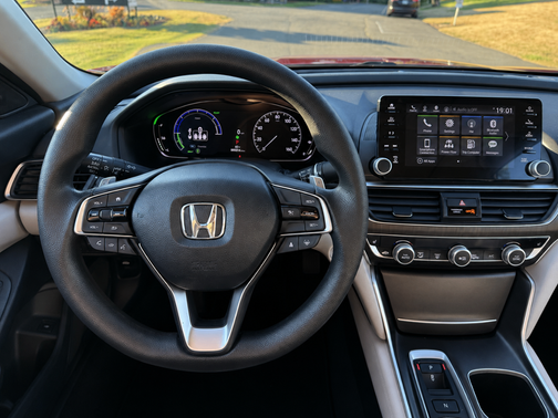 Red 2021 Honda Accord Hybrid EX