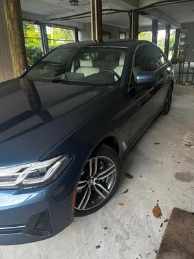 Blue 2023 BMW 530 i