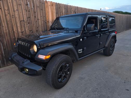 Black 2021 Jeep Wrangler Unlimited Sport S