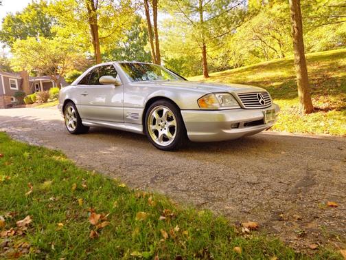 Silver 2002 Mercedes-Benz SL-Class SL500 Roadster