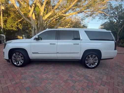 White 2018 Cadillac Escalade ESV Premium Luxury