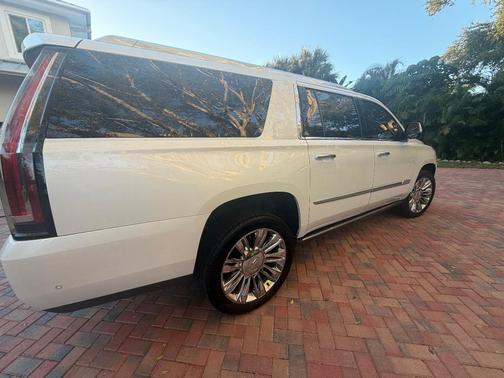 White 2018 Cadillac Escalade ESV Premium Luxury