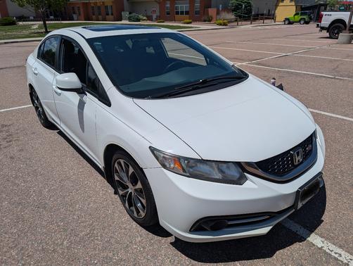 White 2013 Honda Civic Si