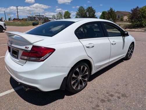 White 2013 Honda Civic Si