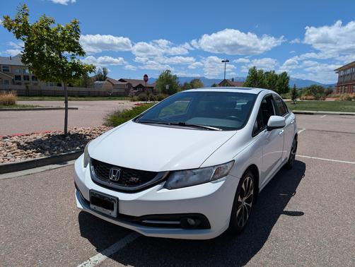 White 2013 Honda Civic Si