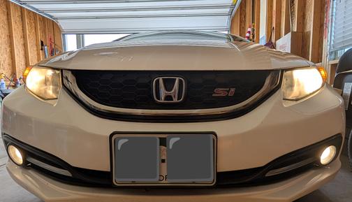 White 2013 Honda Civic Si