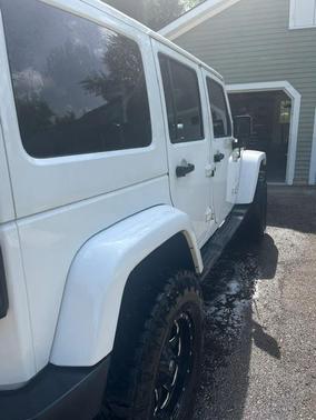 White 2015 Jeep Wrangler Unlimited Sahara