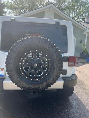 White 2015 Jeep Wrangler Unlimited Sahara