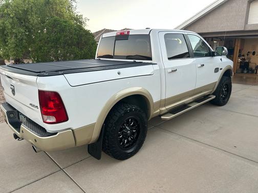 White 2012 RAM 1500 Laramie Longhorn