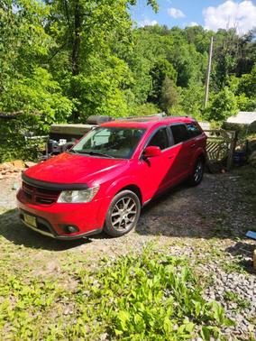 Red 2013 Dodge Journey R/T
