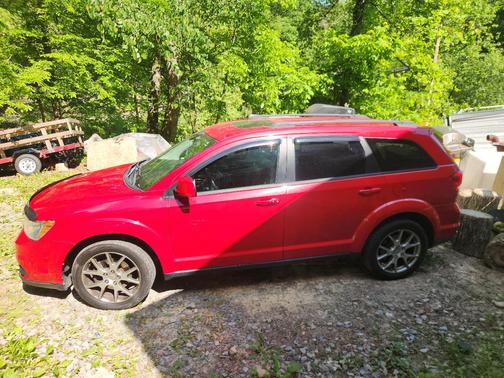 Red 2013 Dodge Journey R/T