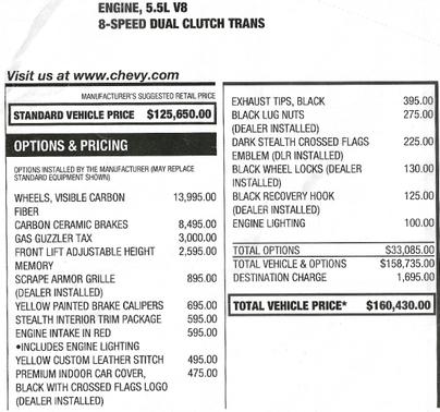 2025 Chevrolet Corvette Z06 w/3LZ