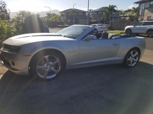 Silver 2014 Chevrolet Camaro 2LT