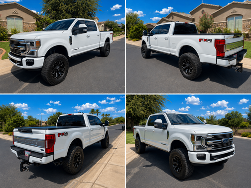 White 2022 Ford F-350 Limited