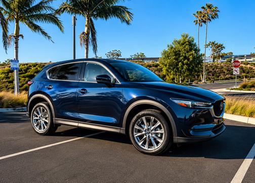 Blue 2021 Mazda CX-5 Grand Touring