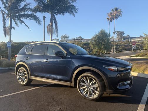 Blue 2021 Mazda CX-5 Grand Touring