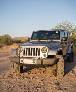 Silver 2013 Jeep Wrangler Unlimited Sahara