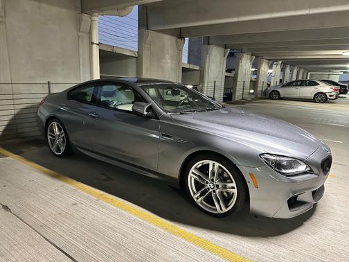 Gray 2014 BMW 650 i